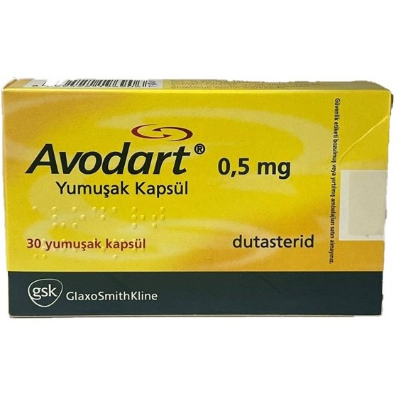 قرص آوودارت0.5میلی گرم 30عددی