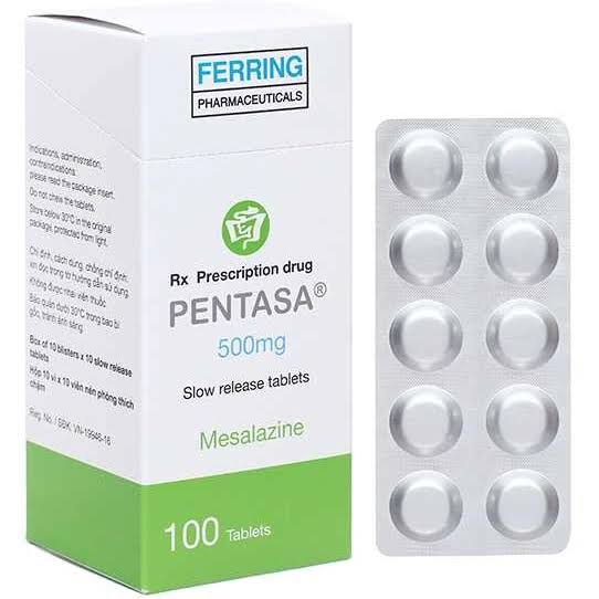 قرص پنتاسا ۵۰۰ میلی گرم ۱۰۰ عددی