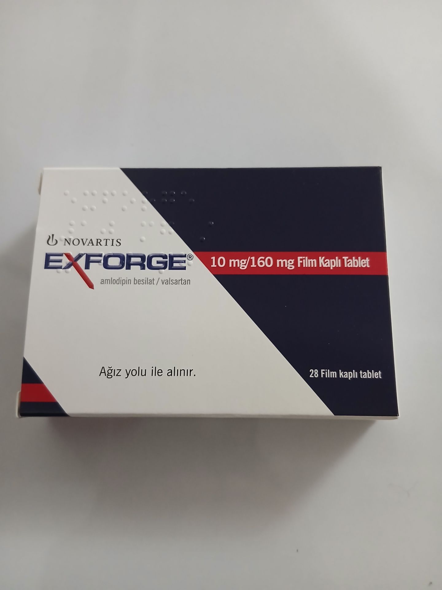 قرص اکسفورج 10/160 میلی گرم EXFORGE Tablet 10/160 mg
