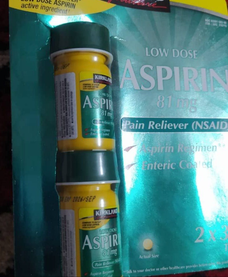 آسپرین 81میلی گرم خارجی 70عددی